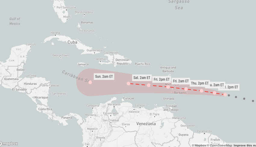 Alerte: Tempête Tropicale  Bret