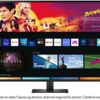 SAMSUNG 43" M70B Series 4K UHD USB-C Smart Monitor & Streaming TV, 4ms, 60Hz, HDR10, Wireless Display, Gaming and IoT Hubs, Alexa Built-in, 2022, LS43BM702UNXZA, Black - Image 3