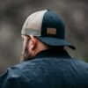 Grunt Style Hat - GS Logo Leather Patch Mesh Back Cap (Black, One Size) - Image 3