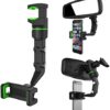 360° Car Rearview Mirror Mount Stand Holder for Cell Phone and Gps, 2023 New Universal Adjustable Phone Holder, Can Be Fixed and Adjusted Automobile Cradles, Suitable for All Phone Models (Green) - Image 2