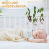Woodland Ocean Mobile for Crib Jungle Baby Nursery Mobiles Forest Safari Mobile for Crib Baby Mobiles Animals Woodland Nursery Decor for Baby Boys Toys Girls Room Decor (Land Animal) - Image 4