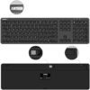 Arteck 2.4G Wireless Keyboard Stainless Steel Ultra Slim Full Size Keyboard with Numeric Keypad for Computer/Desktop/PC/Laptop/Surface/Smart TV and Windows 10/8/ 7 Built in Rechargeable Battery - Image 6