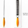 Deiss PRO Lemon Zester & Heavy Duty Cheese Grater & Vegetable Grater — Parmesan Cheese Lemon, Garlic, Nutmeg, Chocolate, Fruits, Vegetables, Ginger Grater - Cheese Shredder & Stainless Steel Grater - Image 3