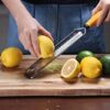 Deiss PRO Lemon Zester & Heavy Duty Cheese Grater & Vegetable Grater — Parmesan Cheese Lemon, Garlic, Nutmeg, Chocolate, Fruits, Vegetables, Ginger Grater - Cheese Shredder & Stainless Steel Grater - Image 8