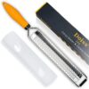 Deiss PRO Lemon Zester & Heavy Duty Cheese Grater & Vegetable Grater — Parmesan Cheese Lemon, Garlic, Nutmeg, Chocolate, Fruits, Vegetables, Ginger Grater - Cheese Shredder & Stainless Steel Grater - Image 2