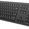 Arteck 2.4G Wireless Keyboard Stainless Steel Ultra Slim Full Size Keyboard with Numeric Keypad for Computer/Desktop/PC/Laptop/Surface/Smart TV and Windows 10/8/ 7 Built in Rechargeable Battery - Image 2