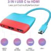 Battony USB C to HDMI Adapter for Nintendo Switch/Switch OLED/MacBook Pro Air/iPad Pro/Android Phone, USB3.0 5GBps Date Transfer, USBC to 4K HDMI Output Multiport Converter Adaptor for Switch Dock - Image 5