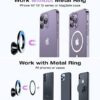 VICSEED Fit for MagSafe Car Mount [Colorful Gradient] Magnetic Phone Holder for Car Dashboard [Lasting & Never Fall] All Metal Sturdy Phone Mount for Car Dash Fit iPhone 14 13 12 Pro Max All Mobile - Image 6