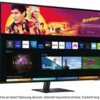 SAMSUNG 43" M70B Series 4K UHD USB-C Smart Monitor & Streaming TV, 4ms, 60Hz, HDR10, Wireless Display, Gaming and IoT Hubs, Alexa Built-in, 2022, LS43BM702UNXZA, Black - Image 6