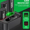 Charger for Xbox One Controller Battery Pack with 4 x 1200mAh USB Rechargeable Xbox One Battery Charger Station for Xbox Series X|S, Xbox One S/One X/One Elite Controllers-Accessories Kit for Xbox One - Image 5