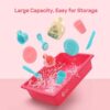 CUTE STONE Color Changing Play Kitchen Sink Toys, Children Electric Dishwasher Playing Toy with Running Water,Upgraded Real Faucet and Play Dishes,Pretend Play Kitchen Toys for Kids Boys Girls - Image 9