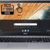 Acer 2022 Chromebook 315 15.6" Full HD 1080p IPS Touchscreen Laptop PC, Intel Celeron N4020 Dual-Core Processor, 4GB DDR4 RAM, 64GB eMMC, Webcam, WiFi, 12 Hrs Battery Life, Chrome OS, Silver - Image 2