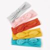 Huachi 12 Pack Bow Headbands for Women Headwraps Hairband Knotted Head Bands Rabbit Ears Stretchy Turban Head Wraps Fashion Sport Cute Hair Accessories - Image 8