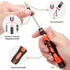 STREBITO Precision Screwdriver Set 142-Piece Electronic Repair Tool Kit with Torx T5 T6 T8 T15, Triwing Y000, Star P5, Gamebit, Tech Toolkit for Computer, Laptop, iPhone, Nintendo, PS5, Ring, Orange - Image 4