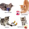 AILUKI 31 PCS Cat Toys Kitten Toys Assortments,Variety Catnip Toy Set Including 2 Way Tunnel,Cat Feather Teaser,Catnip Fish,Mice,Colorful Balls and Bells for Cat,Puppy,Kitty - Image 5