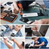 STREBITO Precision Screwdriver Set 142-Piece Electronic Repair Tool Kit with Torx T5 T6 T8 T15, Triwing Y000, Star P5, Gamebit, Tech Toolkit for Computer, Laptop, iPhone, Nintendo, PS5, Ring, Orange - Image 7
