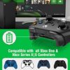 Charger for Xbox One Controller Battery Pack with 4 x 1200mAh USB Rechargeable Xbox One Battery Charger Station for Xbox Series X|S, Xbox One S/One X/One Elite Controllers-Accessories Kit for Xbox One - Image 7