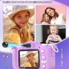 Seckton Kids Camera Toys for Girls Ages 3-8, Children Digital Video Camera with Protective Silicone Cover, Christmas Birthday Gifts for 3 4 5 6 7 8 Year Old Girls with 32GB SD Card - Image 4