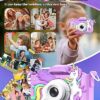 Seckton Kids Camera Toys for Girls Ages 3-8, Children Digital Video Camera with Protective Silicone Cover, Christmas Birthday Gifts for 3 4 5 6 7 8 Year Old Girls with 32GB SD Card - Image 7