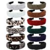 VELSCRUN 12 Pack Flower Headbands for Women Non Slip Wide Girls Head Bands Cute Boho Knotted Headbands for Women's Hair Band Hair Accessories Womens Fashion Headband Birthday Gifts for Women - Image 2