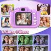 Seckton Kids Camera Toys for Girls Ages 3-8, Children Digital Video Camera with Protective Silicone Cover, Christmas Birthday Gifts for 3 4 5 6 7 8 Year Old Girls with 32GB SD Card - Image 5