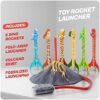 Dinosaur Toy Rocket Launcher for Kids - 6 Colorful Dinos - Fun Outdoor Kids Toys for Boys & Girls Ages 2, 3, 4, 5, 6-8 Year Old Christmas/Birthday Gift - Boy Stomp Rockets Toy - Dino kid Gifts Ages 3+ - Image 6