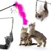 AILUKI 31 PCS Cat Toys Kitten Toys Assortments,Variety Catnip Toy Set Including 2 Way Tunnel,Cat Feather Teaser,Catnip Fish,Mice,Colorful Balls and Bells for Cat,Puppy,Kitty - Image 6