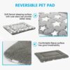 Kigmmro Dog Bed Mat, Reversible Dog Crate Pad for Medium Small Dogs, Machine Washable Pet Bed Pad for 22-inch Kennel, Portable and Soft Pet Bed Mat - Image 4