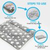 Kigmmro Dog Bed Mat, Reversible Dog Crate Pad for Medium Small Dogs, Machine Washable Pet Bed Pad for 22-inch Kennel, Portable and Soft Pet Bed Mat - Image 9