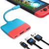 Battony USB C to HDMI Adapter for Nintendo Switch/Switch OLED/MacBook Pro Air/iPad Pro/Android Phone, USB3.0 5GBps Date Transfer, USBC to 4K HDMI Output Multiport Converter Adaptor for Switch Dock - Image 2