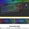 RGB Gaming Keyboard and Mouse,Wired Mouse and Keyboard LED Backlit Computer Keyboards&Mouse 6buttons 3200DPI&Gaming Mousepad for PC PS4 Xbox - Image 7