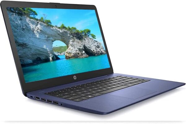 HP 2023 14" HD IPS Laptop, Intel Celeron Processor Up to 2.60GHz, 8GB RAM, 64GB SSD, Ultra-Fast WiFi, Webcam, Windows 11, Dale Blue (Renewed) - Image 3