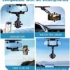 PCAPPABCD Car Phone Hold-Rearview Mirror Phone Holder for Car, 360° Rotatable and Retractable with Adjustable Length Rearview Mirror Phone Holder for All Mobile Phones and All Car - Image 7