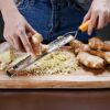 Deiss PRO Lemon Zester & Heavy Duty Cheese Grater & Vegetable Grater — Parmesan Cheese Lemon, Garlic, Nutmeg, Chocolate, Fruits, Vegetables, Ginger Grater - Cheese Shredder & Stainless Steel Grater - Image 5