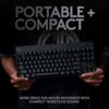 Logitech G PRO Mechanical Gaming Keyboard, Ultra Portable Tenkeyless Design, Detachable Micro USB Cable, 16.8 Million Color LIGHTSYNC RGB Backlit Keys - Image 5