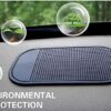 Enjoystore Cell Pads Non-Stick Anti-Slide Dash Phone Bracket Mat Car Dashboard Sticky Pad Adhesive Anti for Mobile Phone/ Electronic Gadgets GPS (5.11'' × 2.76'', 1 PCS Black) - Image 5