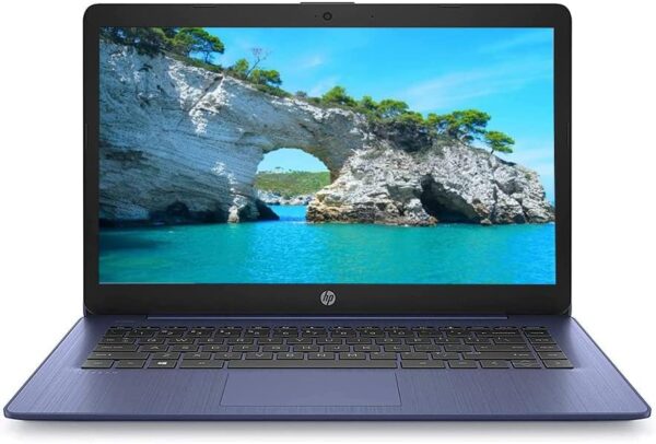 HP 2023 14" HD IPS Laptop, Intel Celeron Processor Up to 2.60GHz, 8GB RAM, 64GB SSD, Ultra-Fast WiFi, Webcam, Windows 11, Dale Blue (Renewed) - Image 2