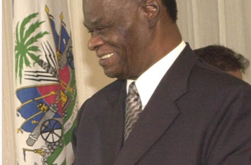 Décès de l’ancien président haïtien Boniface Alexandre