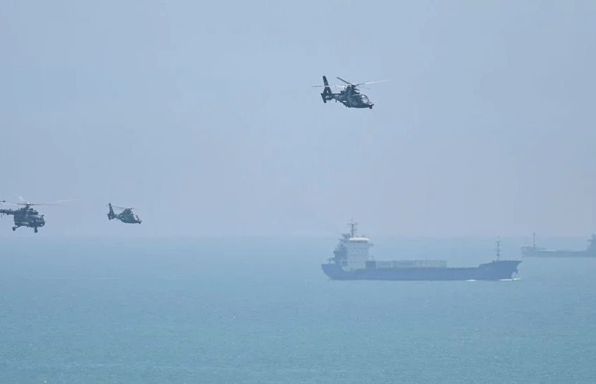 La Chine effectue des manoeuvres militaires autour de Taiwan