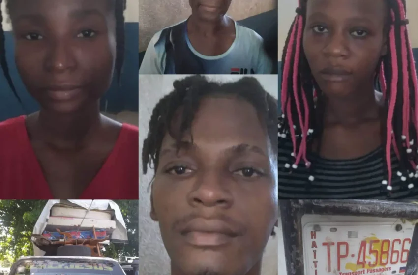 Arrestation de 6 individus par la PNH à Hinche