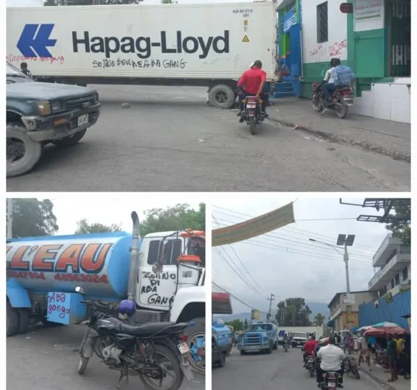 Barricades au niveau de Solino